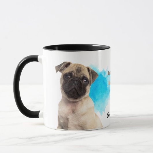 Pug Dog Trouwe Vriend Mok (Links)