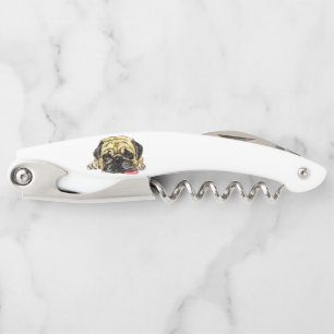 Pug Dog Waiter's Kurkentrekker Funny