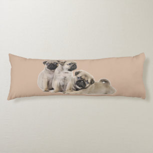 Pug Dogs Body Pillow Lichaamskussen