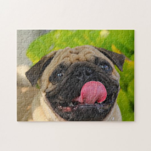 Pug Dogs. Legpuzzel (Horizontaal)