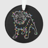 Pug Dogs Tree Christmas Sweater Xmas Pet Animal (devant)