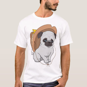 Pug Drawing 2 van Pablo Fernandez T-shirt
