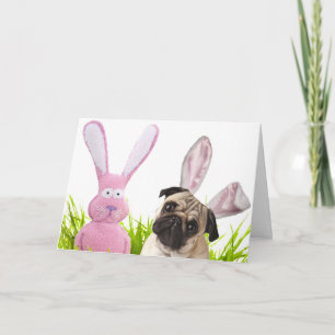 Pug Easter Kaart