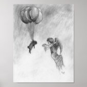 Pug en Angel Poster (Voorkant)