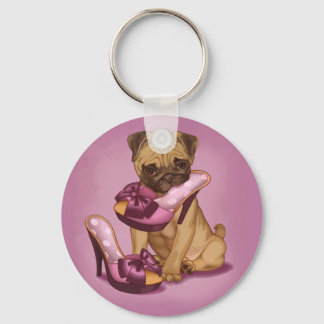 Pug- en boogschoenen sleutelhanger