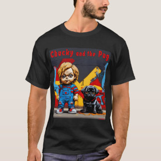 Pug en Chucky T-shirt