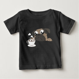 Pug en koffie
