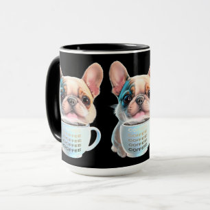 Pug en koffie hondenliefhebber koffieliefhebber mok