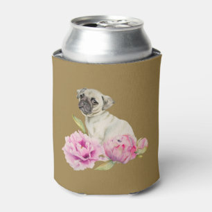 Pug en pony's Jouw namen toevoegen Blikjeskoeler