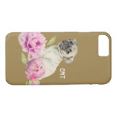 Pug en pony's | Waterverf schilderen | Monogram Case-Mate iPhone Case (Achterkant (Horizontaal))