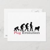 Pug Evolution Briefkaart (Voorkant / Achterkant)
