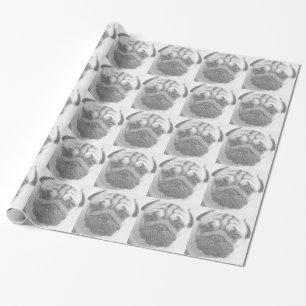 Pug Face Cadeaupapier