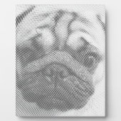 Pug Face Fotoplaat (Voorkant)
