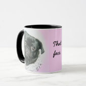Pug Face Mok (Voorkant links)