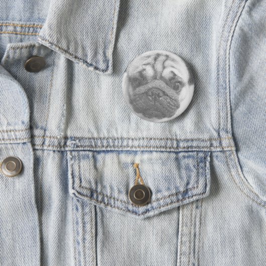 Pug Face Ronde Button 5,7 Cm (In situ)