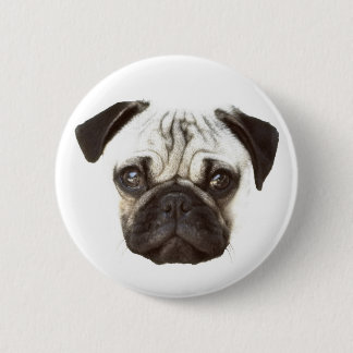 Pug Face Ronde Button 5,7 Cm