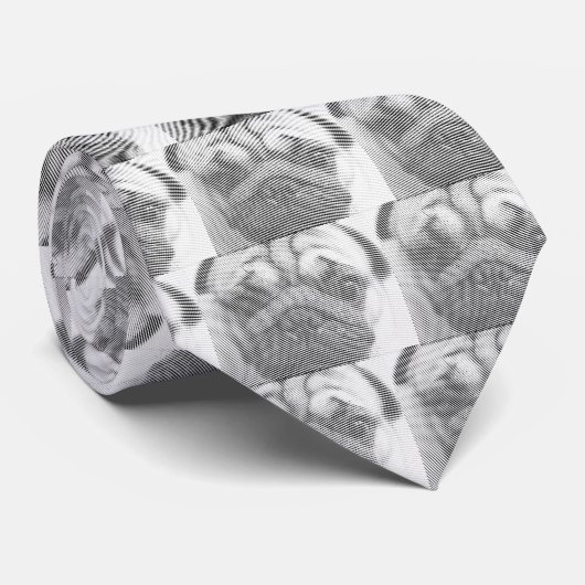 Pug Face Stropdas (Opgerold)