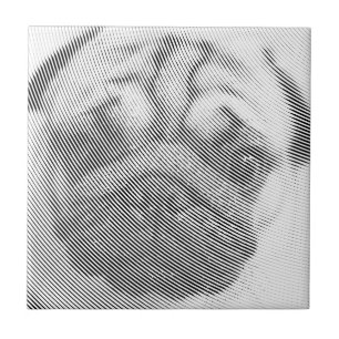Pug Face Tegeltje