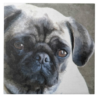 Pug Face Tegeltje