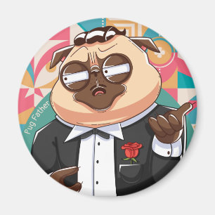 Pug Father Magnet Magneet