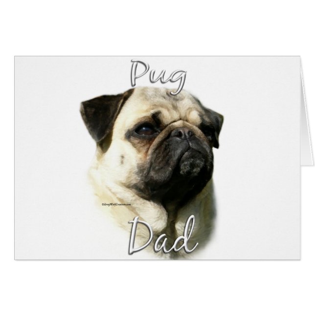 Pug (fawn) Pap 2 (Voorkant Horizontaal)