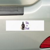 Pug (fawn) Trick Bumpersticker (Op auto)
