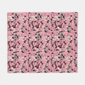 Pug Fleece Blanket Deken (Voorkant (Horizontaal))