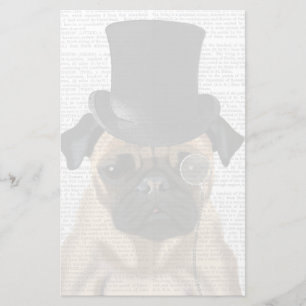 Pug, Formele hond en Pet Briefpapier