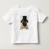 Pug, Formele hond en Pet Kinder Shirts (Voorkant)