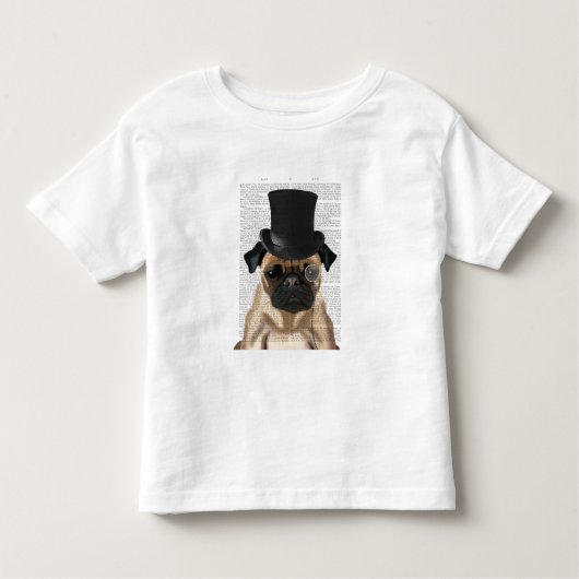 Pug, Formele hond en Pet Kinder Shirts (Voorkant)