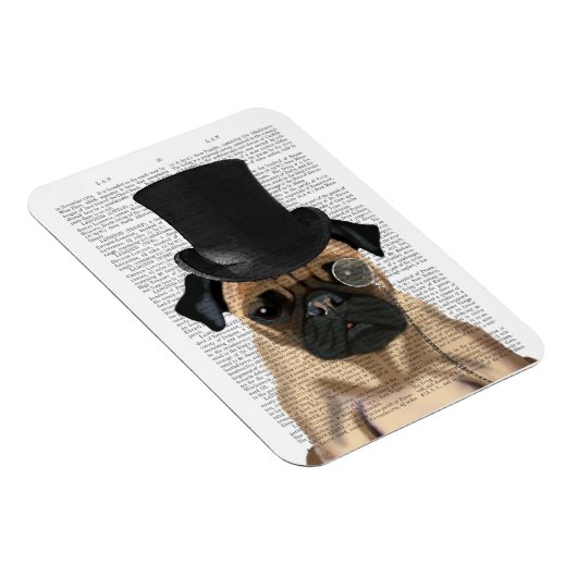 Pug, Formele hond en Pet Magneet (Rechterzijde)