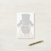 Pug, Formele hond en Pet Post-it® Notes (Op bureau)