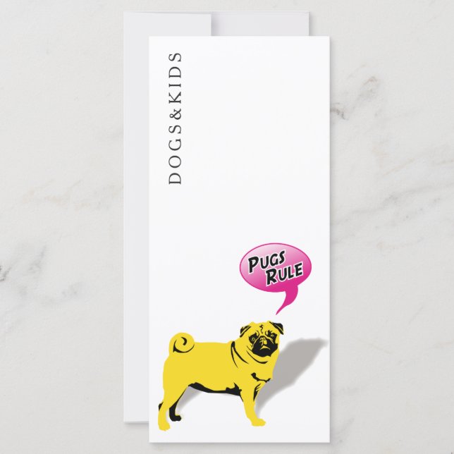Pug Fun Kaarten (Voorkant)
