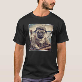 Pug Gevist Schattige  Graphic T-shirt