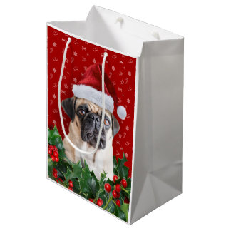 Pug Gift Wrapping Bag Medium Cadeauzakje