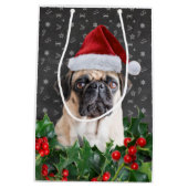 Pug Gift Wrapping Bag Medium Cadeauzakje (Achterkant)