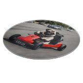Pug go-kart racen snijplank (Hoek)