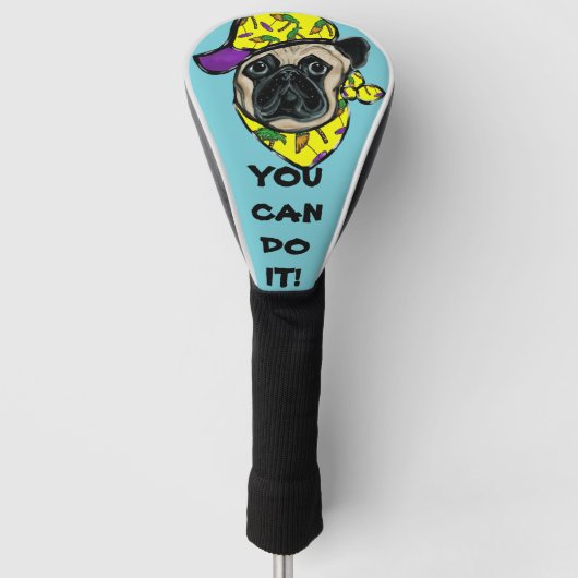 Pug Golfheadcover (Voorkant)