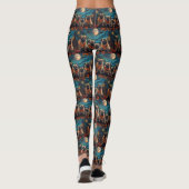 Pug Halloween Spooky Leggings (Achterkant)