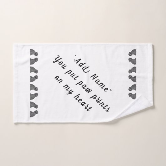 Pug Handdoek (Handdoek)