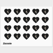 Pug hart sticker (Vel)