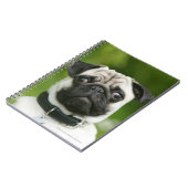 Pug headshot notitieboek (Linkerzijde)