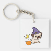 Pug-heks sleutelhanger (Voorkant)
