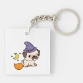 Pug-heks sleutelhanger (Achterkant)
