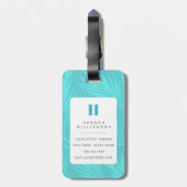 Pug Hond Bagage Labels (Achterkant verticaal)