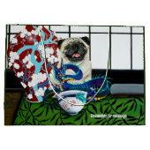 Pug Hond Chinese Draak Groot Cadeauzakje (Achterkant)