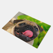 Pug Hond. Deurmat (Schuin)