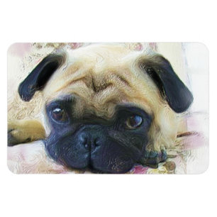 Pug hond magneet