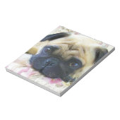 Pug hond notitieblok (Gedraaid)