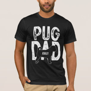 Pug Hond Papa Puppy Papa T-shirt